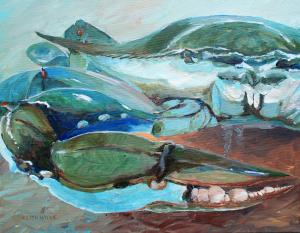 Crab Claw By Artist Keith Wilkie Selected For Exhibition By International Society Of Acrylic Painters